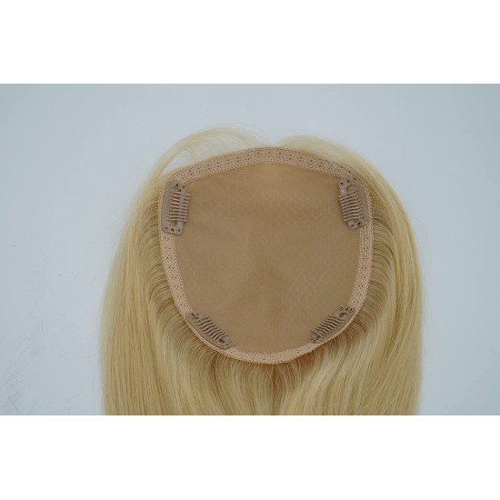 13Cm * 15Cm Echthaar-Seidenbasis-Haartopper Für Frauen Mit Dünner Werdendem Haar