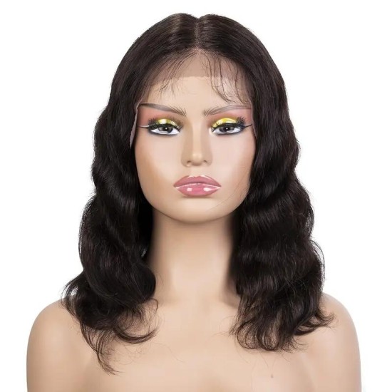 14" Körperwellen-Perücke aus Brasilianischem Remy-Haar 13 x 6 x 1 Spitzenfrontperücken