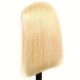 #613 Glattes Haar Blonde 13 x 4 Lace Front Perücke Echthaar